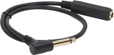 Zdjęcie produktu dla Kabel audio, kabel audio stereo, kabel audio do mikrofonu, przedłużacz stereo, kabel audio pod kątem prostym, kabel audio męsko-żeński