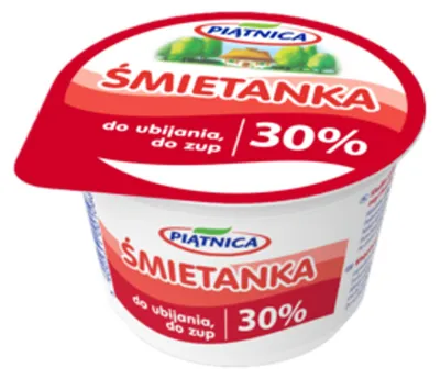 Zdjęcie produktu dla Śmietanka 30% tłuszczu do zup, sosów i deserów 200 g