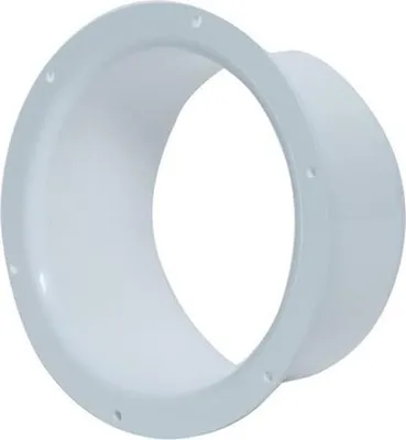 A white ventilation adapter on a white background.