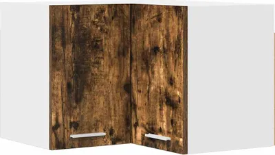 Zdjęcie produktu dla Szafka wisząca Wędzony dąb i biały 57 x 57 x 40 cm