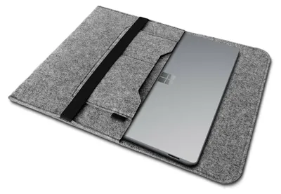 Produktbild von Sleeve Tasche für Microsoft Surface Pro 9 8 7 7+ Schutzhülle Hülle Tablet FilzFarben:Grau