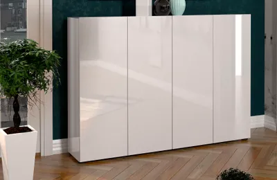 Produktbild von Schuhschrank Flurschrank Schuhablage Dielenkommode Schuhkommode "Glossy III"