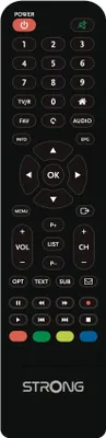 Zdjęcie produktu dla Strong SRT 7040, Kabel., Satelitarny, 4:3, 16:9, MPEG4, H.264, MPEG-1, MPEG-2, EAC3, 8 MB, Czarny