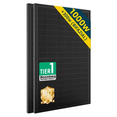 Produktbild von Solarmodul  1000w Bifazial Glas Solarpanel für Balkonkraftwerke