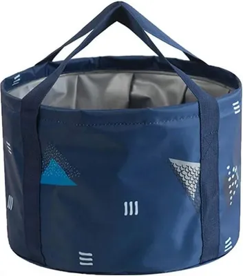 Produktbild von Tragbarer, zusammenklappbarer Eimer, 18 l, ideal für Camping, Reisen, Angeln, Outdoor-Sport, Zuhause, A
