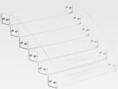 Produktbild von Nagellack Organizer,Lippenstift-Kosmetik-Displayständer-Acryl klar Nagellackregal,Es ist perfekt für Tätowierungstinte, Nagellack und andere Dinge zu organisieren und anzuzeigen (#5(6 Floor)