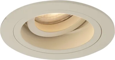 Produktbild von QAZQA - Modern Moderner Einbaustrahler Beige GU10 50mm schwenk- und drehbar - Chuck I Wohnzimmer I Schlafzimmer - Aluminium Rund - LED geeignet GU10