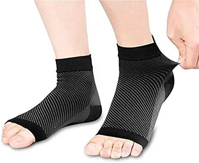 Image de 6 supports de compression pour les chevilles et les talons (taille L)