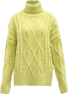 Produktbild von Sookie damen rollkragenpullover - limette, M/L