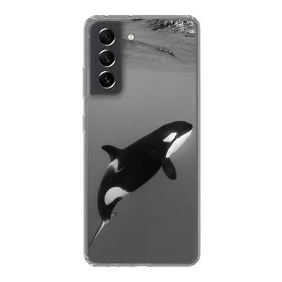 Produktbild von MuchoWow® Handyhülle Schutzhülle Hülle für Samsung Galaxy S21 FE Orca - Wasser - Tiere Silikon Softcase Handy Hülle - Mobiltelefonhülle