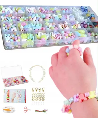 Obrázek produktu pro Kreativní sada barevných korálků pro výrobu šperků