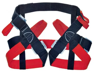 Imagen del producto de Arnés de espeleología Rock Empire, color rojo, para hombre, talla única