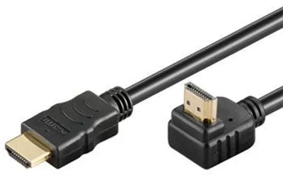 Produktbild von PremiumCord HDMI+Ethernet, M/M 90, 3m, 3m, HDMI, HDMI