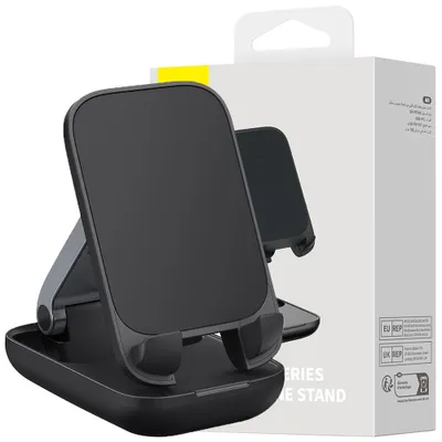 Produktbild von Baseus Seashell Phone Stand klappbar schwarz