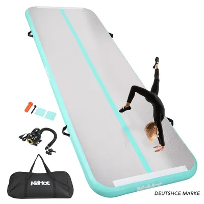 Produktbild von KEHOT Gymnastikmatte 300x100x10 cm PVC mit Elektropumpe 600W und Tragetasche