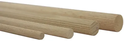 Bastelstäbe aus Buche, 100 cm x 12 mm, 12 Stück