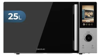 Produktbild von Cecotec Digitale Mikrowelle mit Touch-Bedienung und Grill 25 L Convection 2500 Touch. 900 W, Grill 1200 W, Touch-Steuerung, Heißluft 2200 W