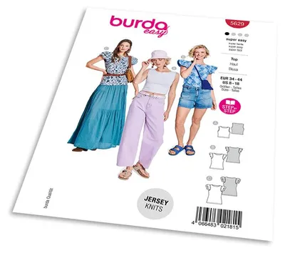 Obrázok produktu pre Strih Burda 5629 - Blúzka