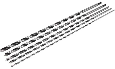 Image de Mèches serpentines pour le bois, set de 5, 6-8-10-12-14x600mm