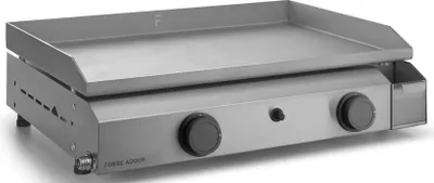 Immagine prodotto di Plancha a gas 6400w piastra in acciaio inox 59,5x39,5cm Forge adour BASE G60I