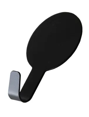 Immagine prodotto di gancio autoadesivo ovale NERO (4pz)