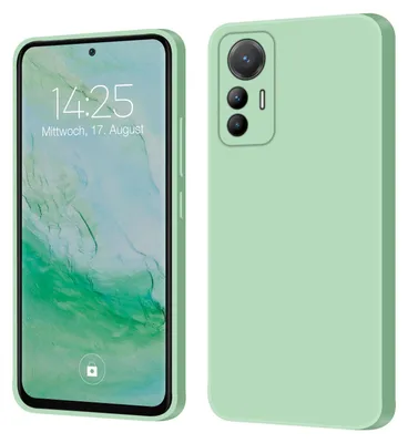 Produktbild von Hülle für Xiaomi 12 Lite Case Cover Bumper Smartphone Softgrip Schutzhülle Farbe: Türkis