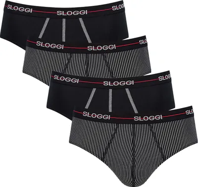 Produktbild von sloggi 4er Pack Start Midi Slip / Unterhose Moderne Midi Slips aus weicher Baumwolle, Bequemer Bund für hohen Tragekomfort, Elastisches Material für optimale Bewegungsfreiheit
