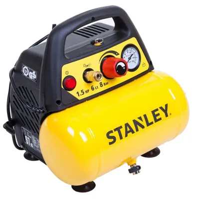 Produktbild von Stanley 6L 1.5Km 8Bar 180L/Min Ölfreier Kompressor