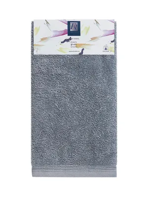 Produktbild von Frottee-Handtuch – dunkelgrau – 50 x 90 cm – 100 % Baumwolle (500 g/m2)