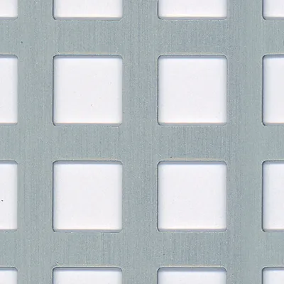 Immagine prodotto di Alberts 497231 Piastra perforata | perforazione quadrata | alluminio, anodizzato argento | 250 x 500 x 0,8 mm | set di 2