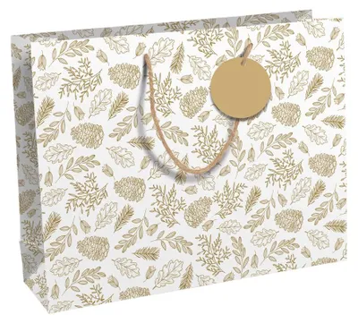 Produktbild von Clairefontaine Weihnachts-Geschenktüte "Forest" groß