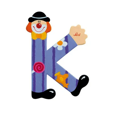Produktbild von Sevi Buchstabe Clown K: 10 cm (81747)