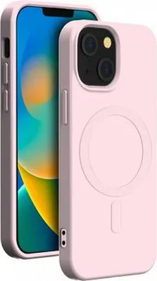 Obrázok produktu pre BigBen Connected, mäkké puzdro kompatibilné s MagSafe pre Apple iPhone 15, ružové