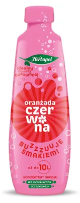 Zdjęcie produktu dla Koncentrat napoju Oranżada Czerwona 405 ml