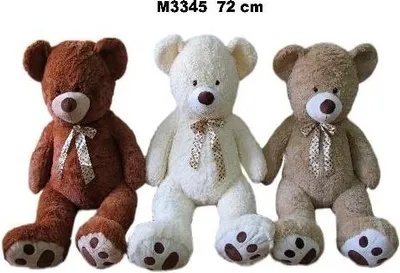 Obrázek produktu pro Medvěd s mašlí plyš 72cm světle hnědý 0+