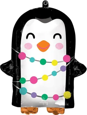 Produktbild von Folienballon "Weihnachts-Pinguin"