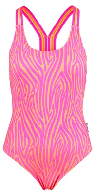 Produktbild von BECO the world of aquasports Badeanzug Zebra Vibes mit starkem Halt und voller Bewegungsfreiheit! pink-orange 36