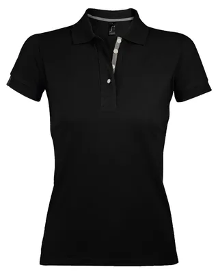 Produktbild von SOLS - "Portland" Poloshirt für Damen LT2297 (M) (Schwarz)