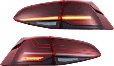Obrázek produktu pro Sada zadních světel, sekvenční LED blinkry, vodotěsný design, červená barva