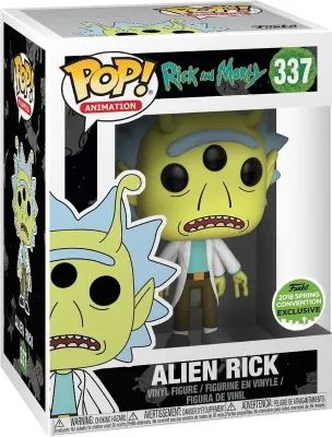 Produktbild von Rick and Morty - Alien Rick 337 2018 Spring Convention Exclusive - Funko Pop! - Vinyl Figur