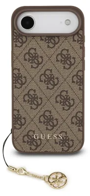 Obrázok produktu pre Guess – Hardcase 4G Charm Cradle MagSafe obal na iPhone 17 Air – hnedý