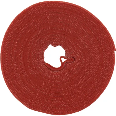 Obrázek produktu pro InLine® 59934R Stahovací páska, háček a smyčka, 16 mm, červená, 10 m
