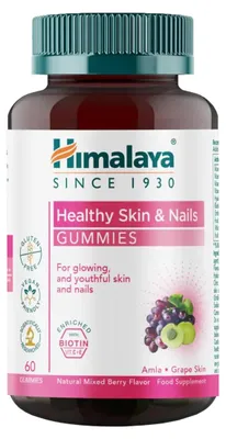 Productafbeelding van Himalaya Gezonde Huid & Nagels, 60 kauwtabletten