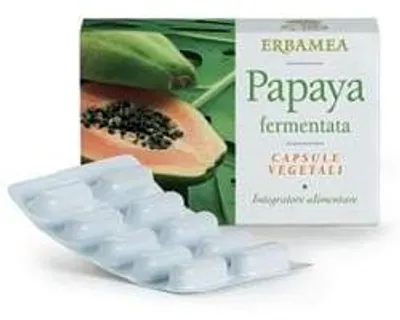 Obrázok produktu pre FERMENTOVANÁ PAPAJA, 24 rastlinných kapsúl, každá s hmotnosťou 493 mg