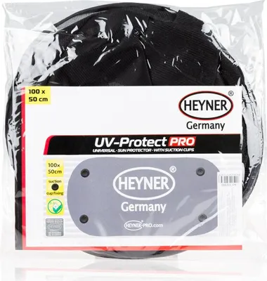 Produktbild von HEYNER® Auto-Sonnenschutz 100 x 50 cm Autofenster Sonnenblende UV Schutz Befestigung mit Saugnäpfen Scheibe Sonnenschutz Auto Pkw Lkw Babys Kinder