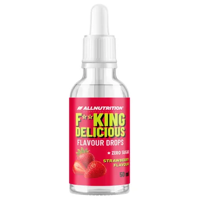 Produktbild von ALLNUTRITION FITKING DELICIOUS FLAVOUR DROPS 50ml Erdbeere