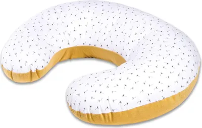 Produktbild von Pepi Stillkissen mit Velvet - Stillhorn Stillhörnchen kleines Baby Still Kissen für Füttern von Babys Neugeborene Breastfeeding - Indian Summer
