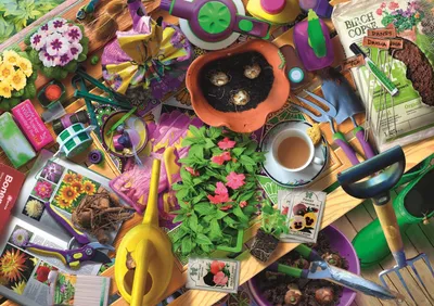 Produktbild von TREFL Puzzle 1000 Gartenaufräumen 10927