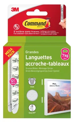 Produktbild von Große Bilderaufhängeleiste, 24er-Packung