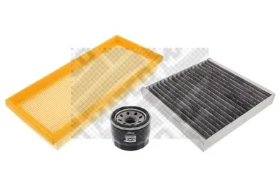 Produktbild von MAPCO Filterset Inspektionspaket Filtersatz für SMART FORTWO Coupe (451) FORTWO Cabrio (451)